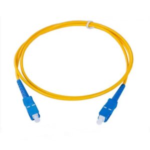 Патч-корд оптичний SC/UPC - SC/UPC Simplex G652D LSZH 1,25м