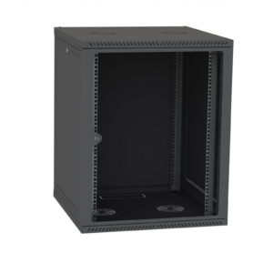Шафа Серверна Настінна 22 юніти ширина 600 глибина 600 мм чорного кольору