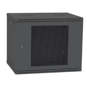 Шафа Серверна Настінна 9 юнітів ширина 600 глибина 450 мм чорного кольору двіері перфоровані